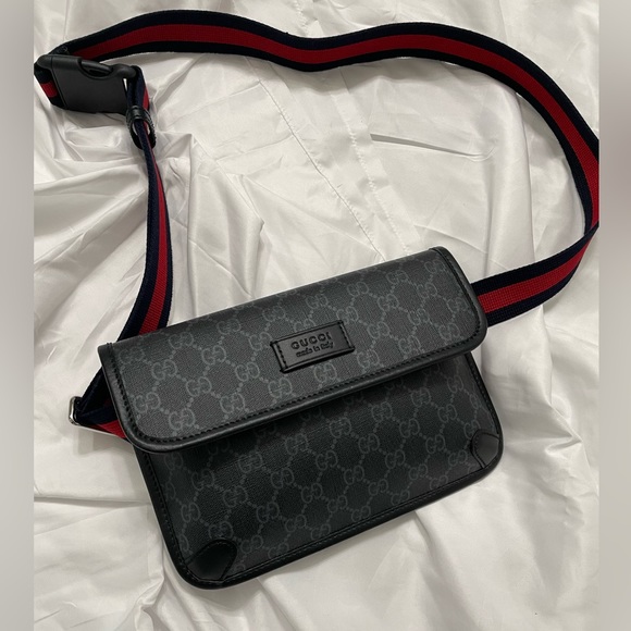 NEW Gucci Bag Black/Gray - Picture 1 of 3